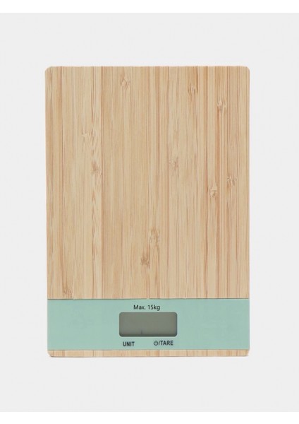 Ahşap Lüks Dijital Ekranlı 15 kg 1 gr Çok Şık Hassas Elektronik Mutfak Terazisi