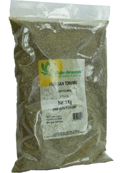 Isırgan Tohumu Doğal Öğütülmüş 1000 gr Paket fiyatları