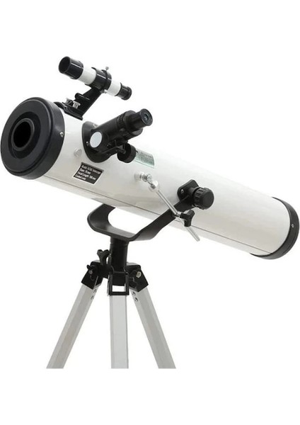 76X700 Profesyonel Aynalı Uzay Teleskopubeyaz