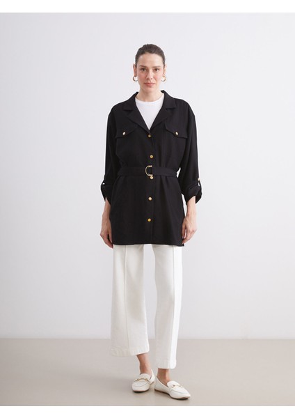 Yeni Sezon Beli Kemerli Kadın Ceket indirimleri