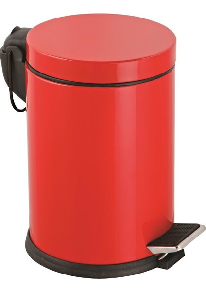 Onno Kırmızı Pedallı Çöp Kovası 5 Litre