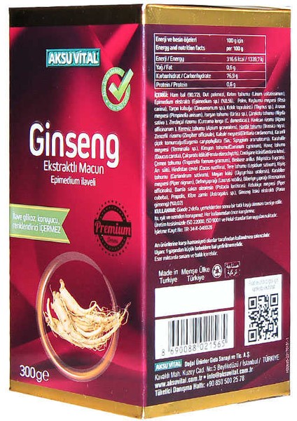 Ginseng Ekstraktlı Sel Macunnu 300 gr fırsatları