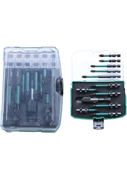13 Parça Mıknatıslı Bits Uç Seti Özel Kutulu Ph2 90-70-50 mm Bits Uç indirimleri