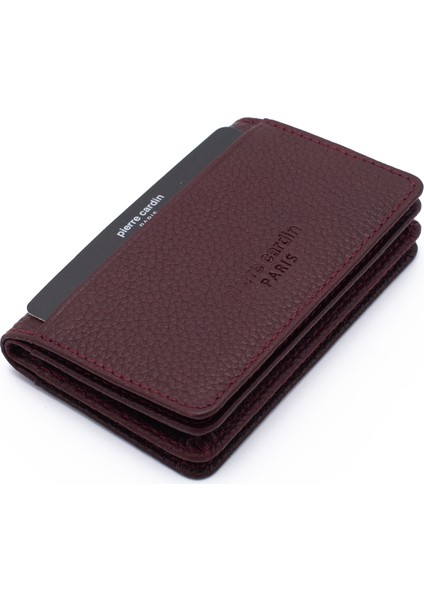 Bordo Unisex Deri Kartlık 0188B6D