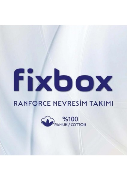 Fixbox Ranforce Tek Kişilik Lastikli Çarşafı Nevresim Takımı Linea Pudra fiyatları