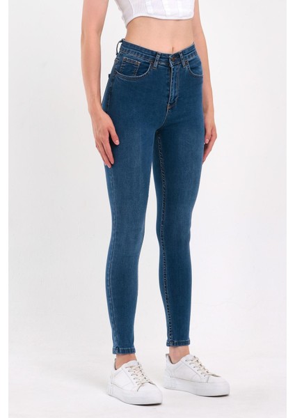 Kadın Taşlamalı Jeans modelleri