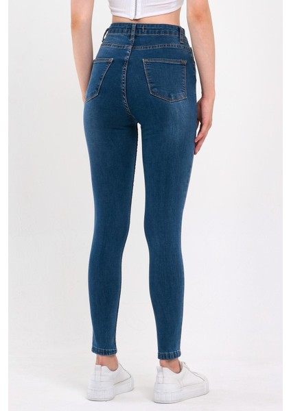 Kadın Taşlamalı Jeans indirimleri