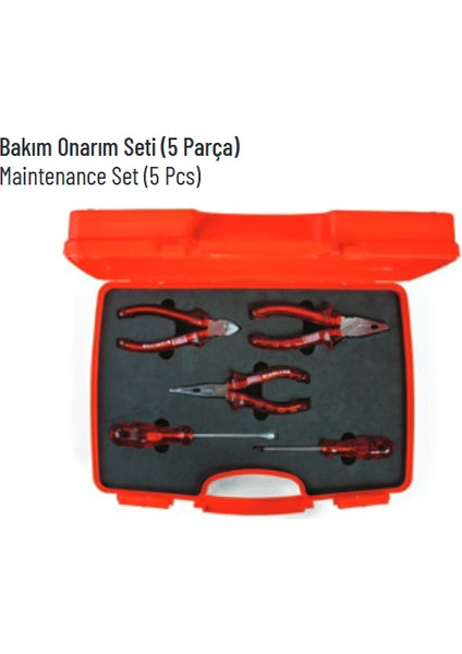 Bakım Onarım Seti 5 Parça