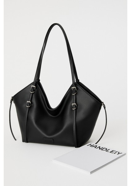 Çift Saplı Demir Toka Detaylı Omuz Çantası modelleri