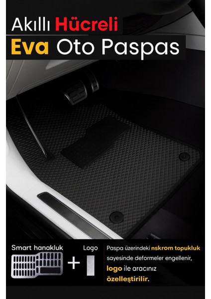 Volvo V60 2018-2025 Aracınıza Özel Eva Paspas Siyah | Kaymaz ve Yıkanabilir Oto Paspas modelleri
