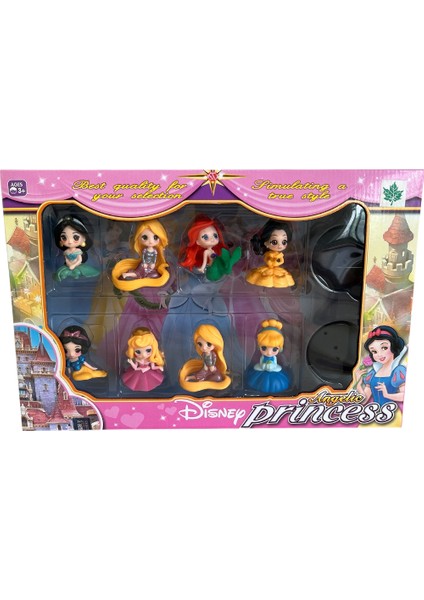 Disney Pamuk Prenses Bella Ariel Rapunzel Aurora Sindirella 5cm fiyatları