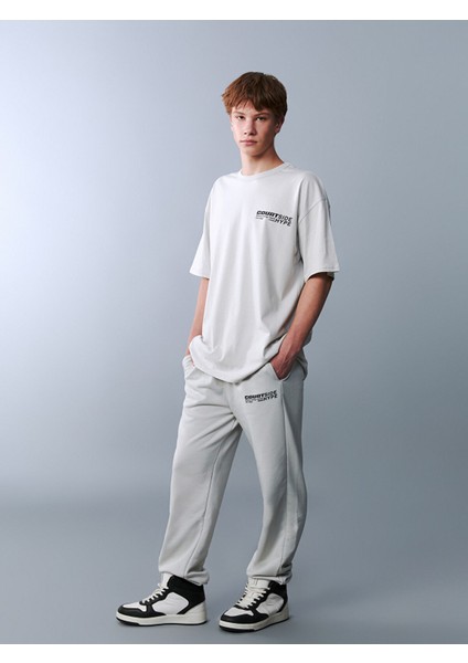Yeni Sezon Beli Lastikli Genç Erkek Jogger Eşofman Altı