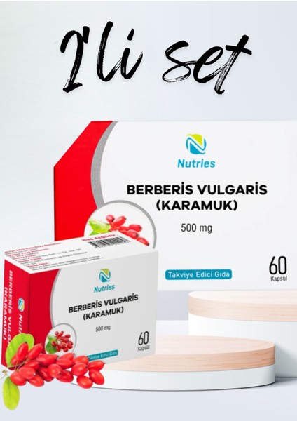 Berberis Vulgaris Takviye Edici Gıda 60’lı – 2’li Avantaj Paketi