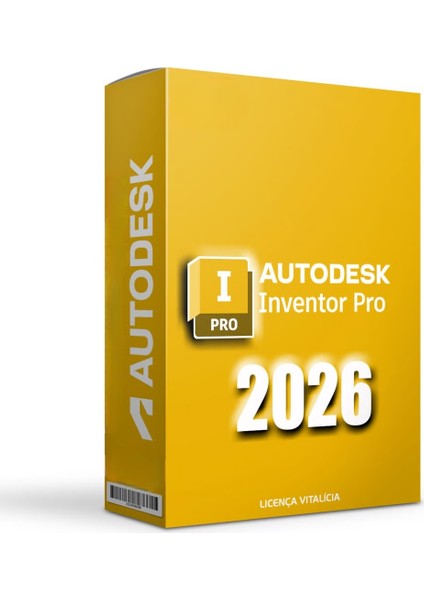 Inventor Professional 2026 (Windows) - 1 Pc 1 Yıl Dijital Kod