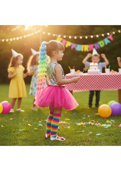 Bn Örgülü Lastikli At Kuyruğu / ACM11