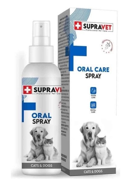 Supravet Oral Care Kedi ve Köpek Ağız Bakım Spreyi 100 ml