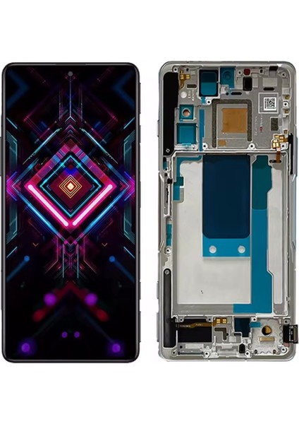 Xiaomi Uyumlu Redmi K40 Gaming LCD Ekran Dokunmatik Siyah Çıtalı Servis