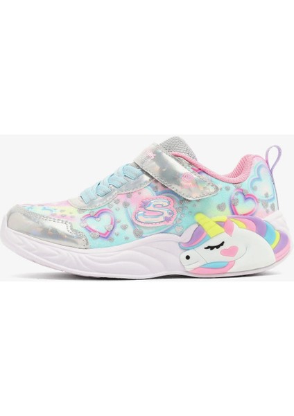 Unıcorn Dreams Heart Sparkles Işıklı Kız Çocuk Spor Ayakkabı 303063L