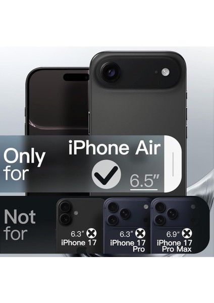 Apple iPhone 17 Air Için Magsafe ile Uyumlu Kılıf Kamera Lensli Korumalı Şeffaf Silikon Kapak fiyatları