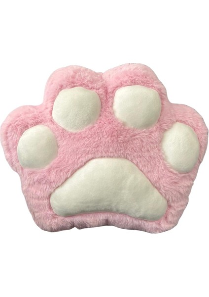 Pati Peluş Yastık, Uyku Arkadaşı Kedi Pati Peluş Yastık Pembe 40CM fırsatları