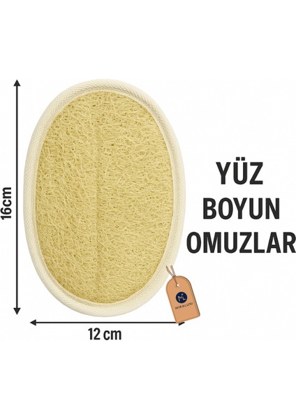 Doğal Kabak Lifi Yüz Boyun Omuz Peeling Pedi – Cilt Temizleme ve Arındırıcı Lif - Ölü Hücreleri Temizleme - Spa Ürünleri fiyatları