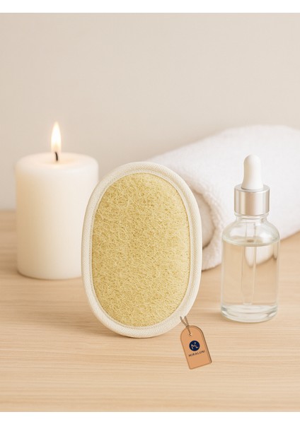 Doğal Kabak Lifi Yüz Boyun Omuz Peeling Pedi – Cilt Temizleme ve Arındırıcı Lif - Ölü Hücreleri Temizleme - Spa Ürünleri fırsatları