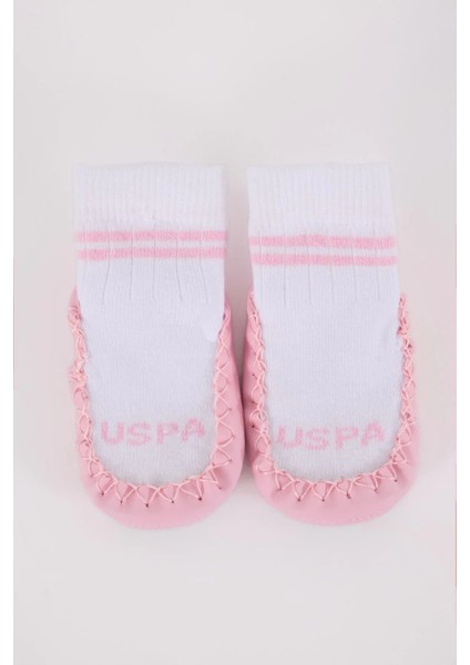 U.s. Polo Assn Çarık Çorap USB2800 Beyaz-Pembe fiyatları