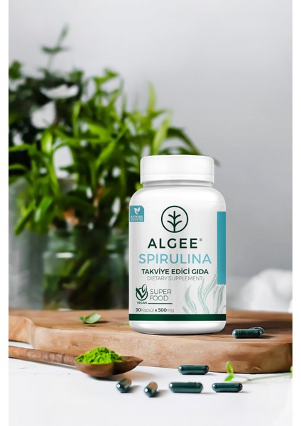 Spirulina Kapsül 500 Mg 90 Adet fiyatları