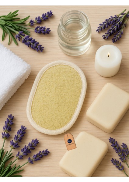 Doğal Kabak Lifi Yüz Boyun Omuz Peeling Pedi – Cilt Temizleme ve Arındırıcı Lif - Ölü Hücreleri Temizleme - Spa Ürünleri