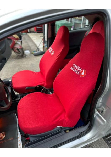 Üniversal Her Araca Uyumlu Thy Kırmızı Servis Kılıfı Ön Arka Takım fiyatları