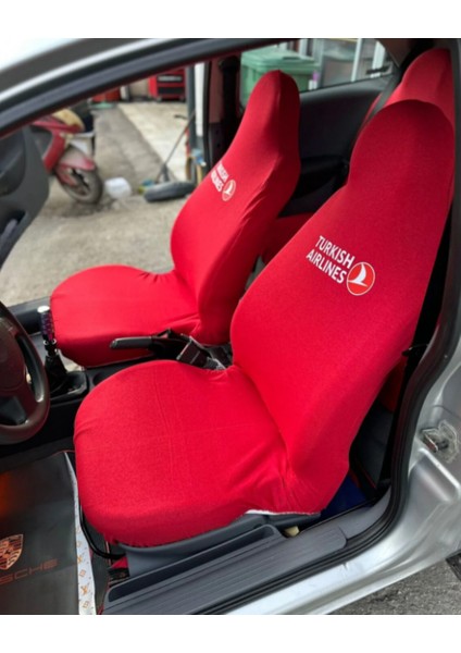 Üniversal Her Araca Uyumlu Thy Kırmızı Servis Kılıfı Ön Arka Takım modelleri
