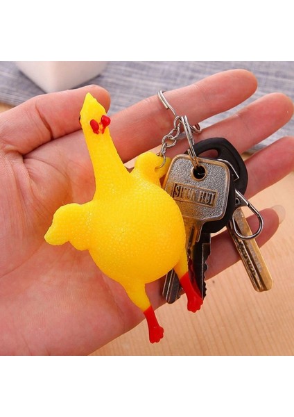 Yumurtlayan Eğlenceli Tavuk Anahtarlık (4887) indirimleri