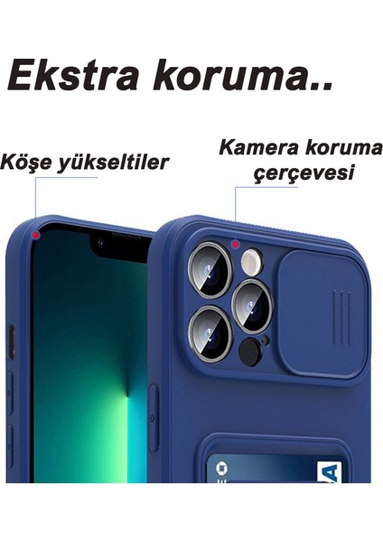 Xiaomi Redmi Note 14 Pro Plus Uyumlu Taşıma Askılı - Kartlıklı - Stantlı - Kamera Korumalı Silikon Telefon Kılıfı indirimleri