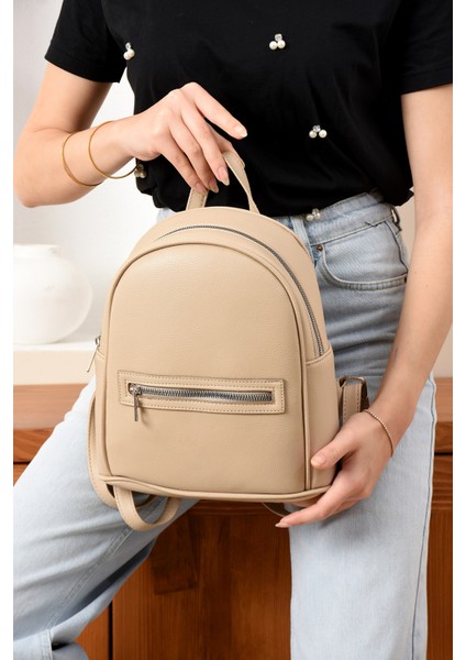 Kadın Lüks Ayarlanabilr Sade Şık Askılı Modern Sırt Çantası fiyatları