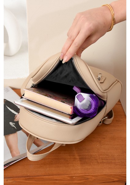 Kadın Lüks Ayarlanabilr Sade Şık Askılı Modern Sırt Çantası fırsatları