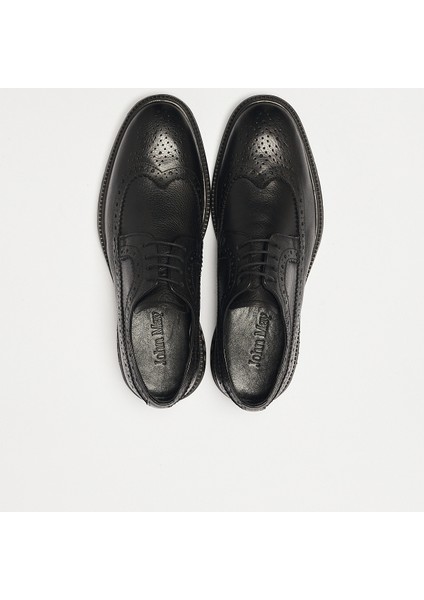 Erkek Oxford ( Klasik) OG-344 John May Siyah Deri