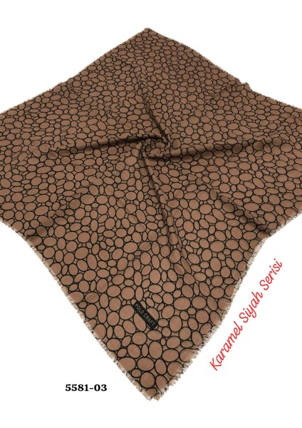 5581 Flamlı Pamuk Eşarp