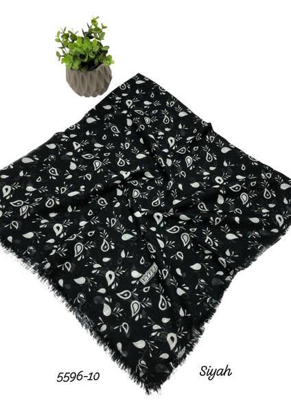 5596 Flamlı Pamuk Eşarp