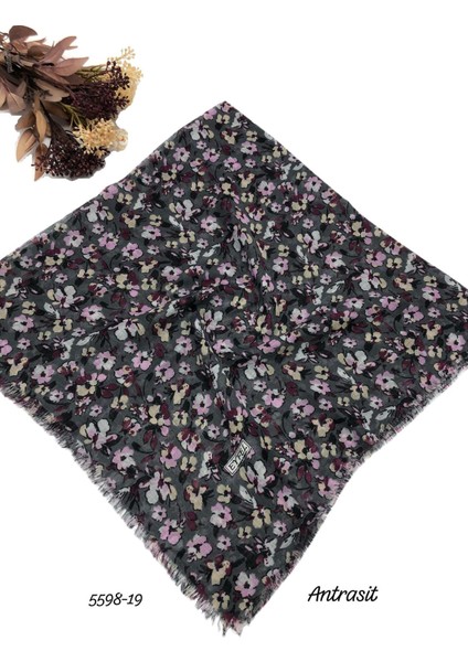 5598 Flamlı Pamuk Eşarp