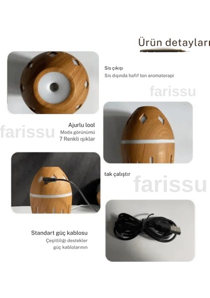 Gold Kama Hava Nemlendirici ve Difüzör (Model: Gk9) fırsatları