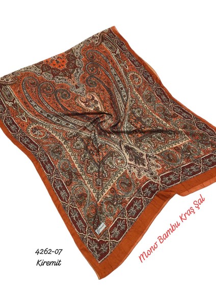 4262 Mono Bambu Kraş Şal
