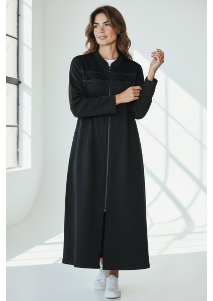 Kadın Önü Fermuarlı Desenli Cepli Mevsimlik Kap fiyatları