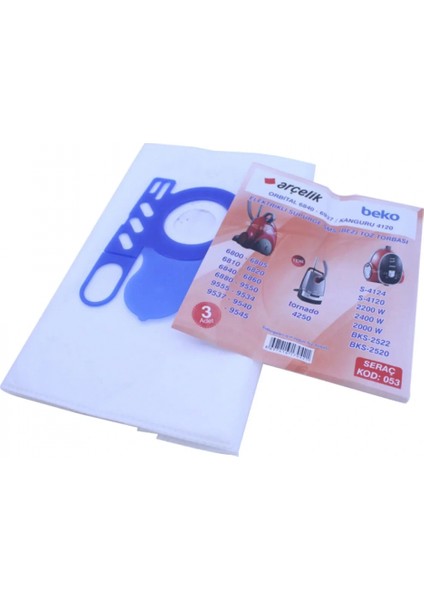 Seraç Elektrikli Süpürge Torbası No : 53 Orbital Kanguru 3 Lü fiyatları