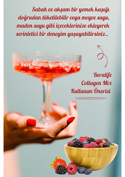 Collagen Mix-Doğal Kolajenli Içecek Tip 1-Tip 3 Kolajen modelleri
