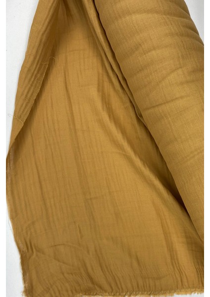 Çok Amaçlı Müslin Pamuklu Bebek Örtü ve Battaniye Kumaşı Müslin Bez Açık Kahve 37