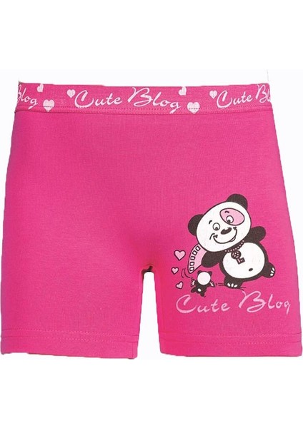 2565 Kız Baskılı Çocuk Boxer