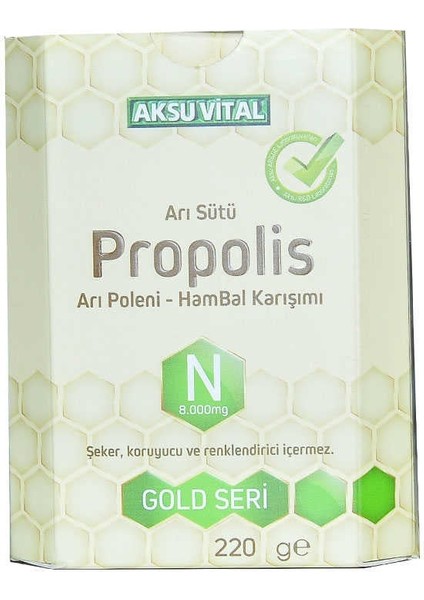 Arı Sütü Propolis Polen Bal Karışımı 220 gr modelleri