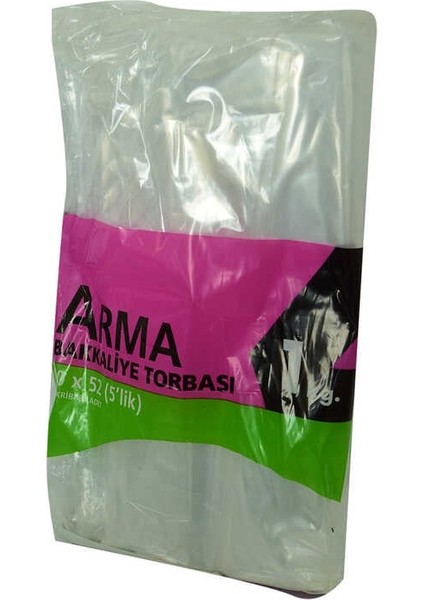 Naylon Torba Arma Şeffaf Bakkaliye Kuruyemiş Şeker Torbası 30X52 (5 Lik ) Takribi 85 Adet 1000 gr fiyatları