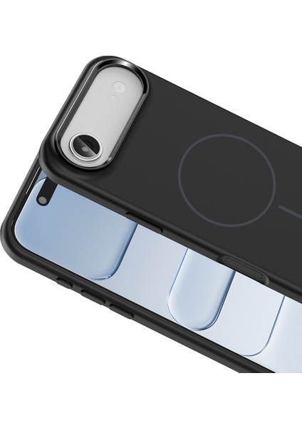 Apple iPhone 17 Air Magsafe Şarj Özellikli Metal Kamera Çerçeveli Magfusion Silikon Kapak Kılıf fiyatları
