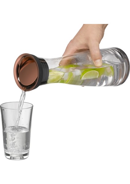 Cam Bakır Kapaklı Karaf 1 lt modelleri